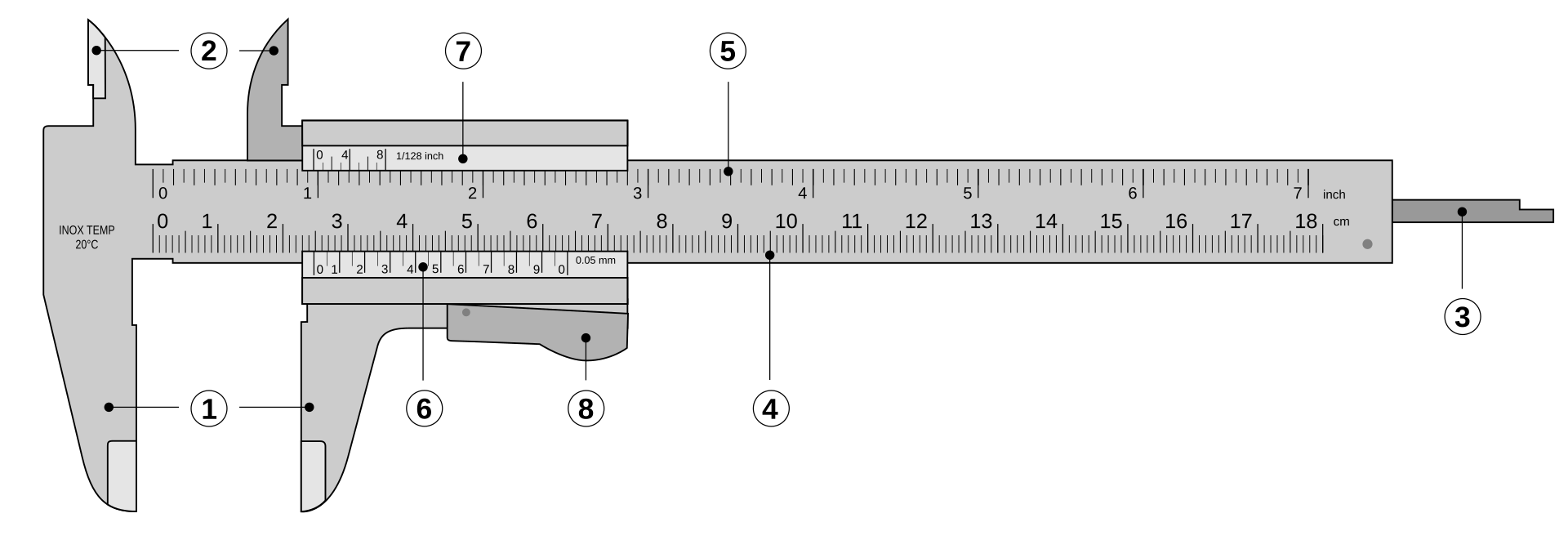 Calibrador vernier